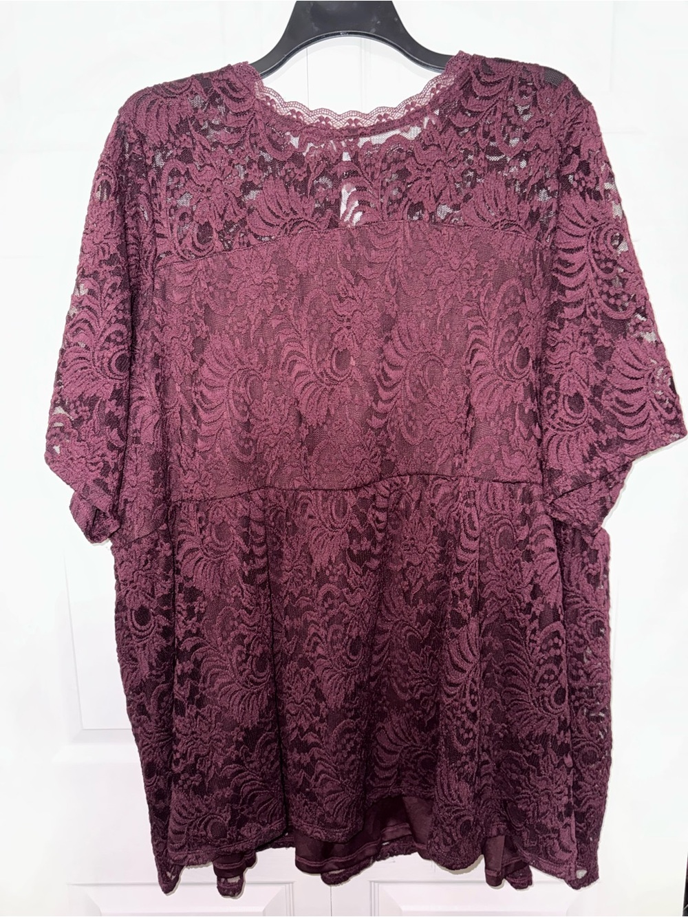 torrid Wine Lace Tunic Top 6